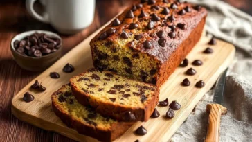 Soft & Delicious Chocolate Chip Zucchini Bread