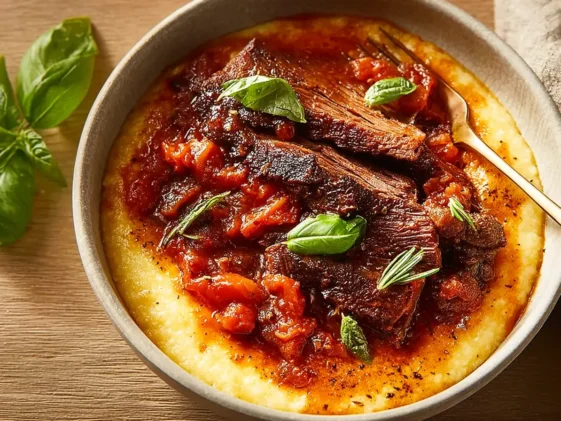 Spicy Tomato-Braised Pot Roast Ready to Serve