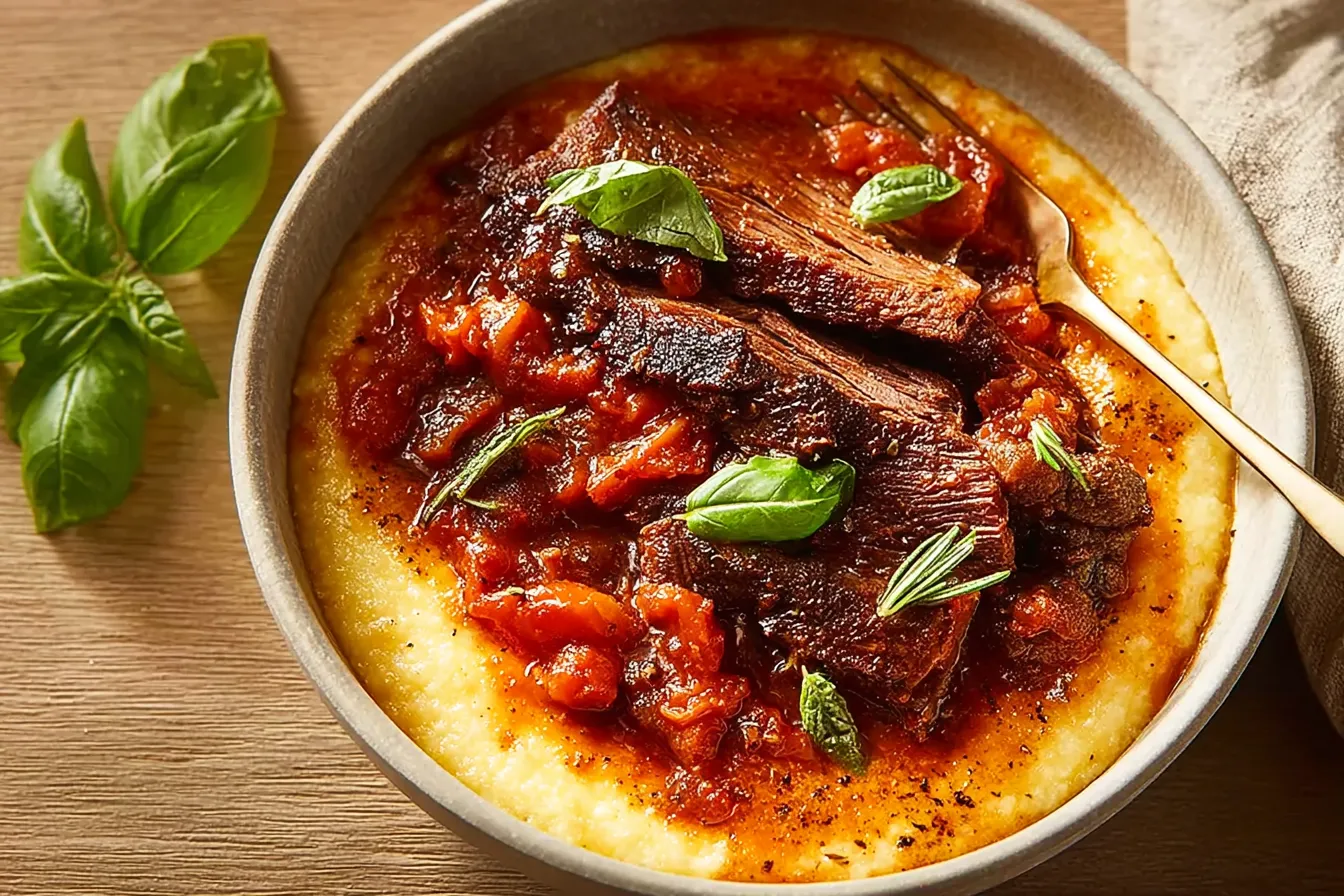 Spicy Tomato-Braised Pot Roast Ready to Serve