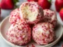 Delicious Strawberry Cheesecake Protein Balls