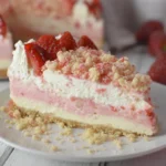 Strawberry Crunch Cheesecake Slices