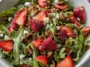 Fresh Strawberry Crunch Salad with Champagne Vinaigrette