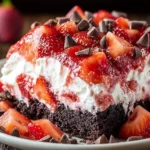 Strawberry Earthquake Cake Freshly Baked