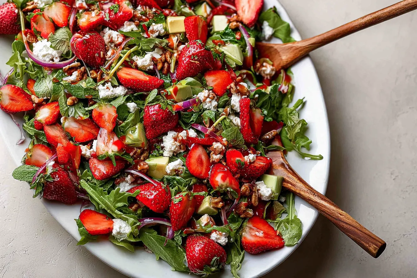 Strawberry Goat Cheese Salad 