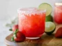 Refreshing Strawberry Lime Mocktail Margarita Ready to Serve