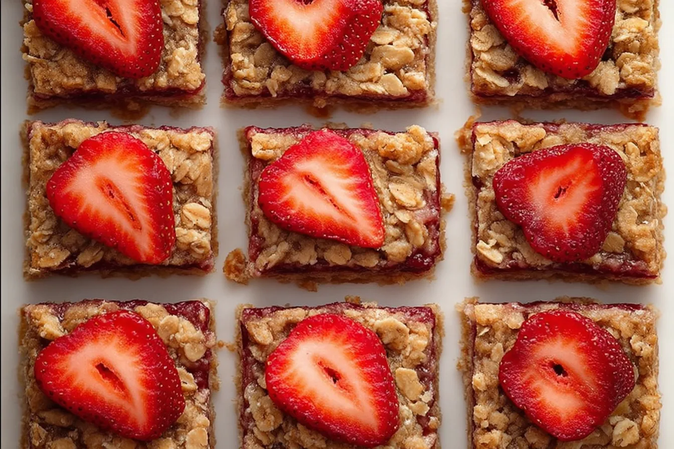 Strawberry Oatmeal Bars