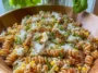 Street Corn Pasta Salad in a Colorful Bowl