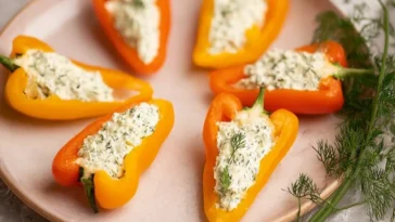 Delicious Stuffed Mini Bell Pepper Carrots Recipe