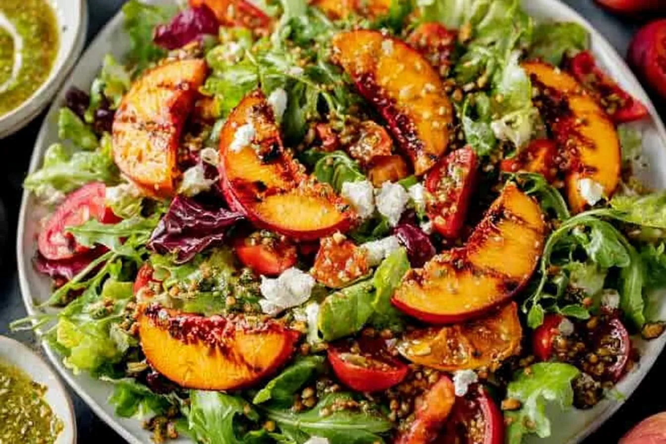 Summer Grilled Peach Salad: A Sweet and Savory Delight 4 Summer Grilled Peach Salad