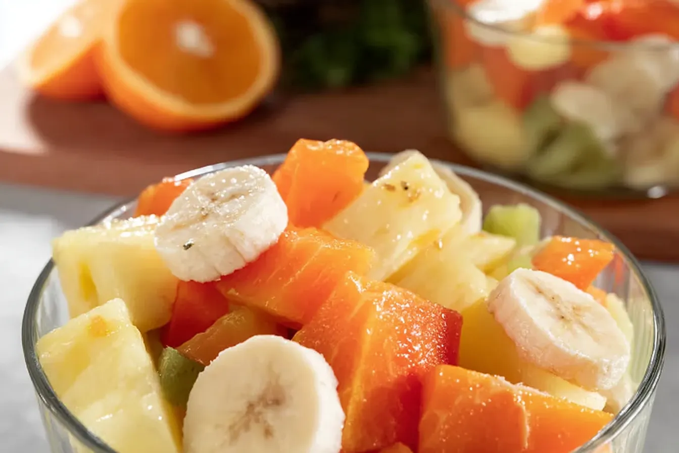 Colorful Ingredients of Sunshine Salad