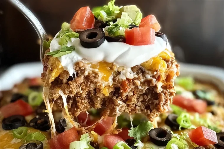 Taco Casserole Delight is a must-try family favorite! 3 Taco Casserole Delight - A Must-Try Family Favorite!