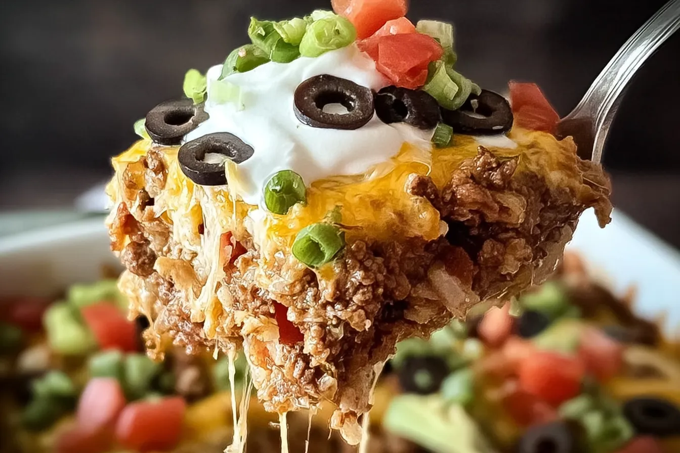 Taco Casserole Delight is a must-try family favorite! 4 Taco Casserole Delight is a must-try family favorite!