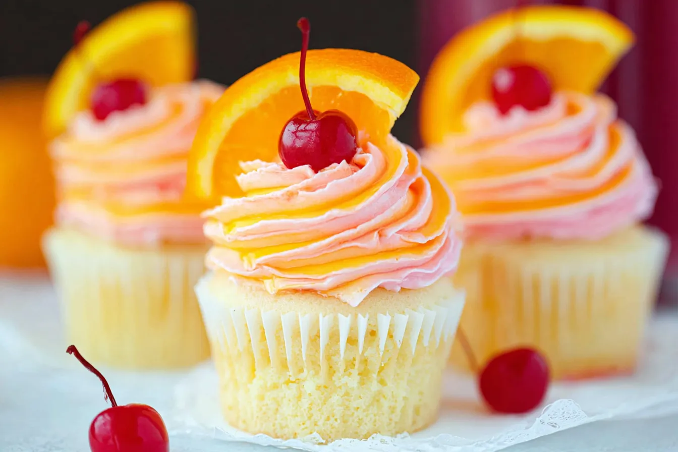 Tequila Sunrise Cupcakes Recipe