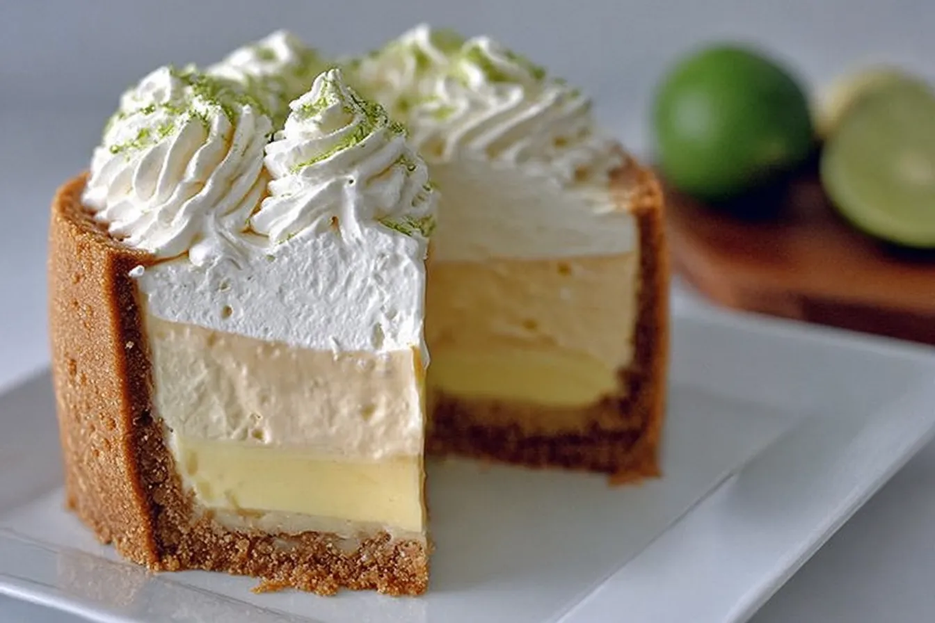 Triple Decker Key Lime Pie