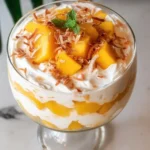Tropical Mango Coconut Trifle Layers