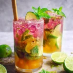 Delicious Tropisk Mojito Mocktail in a Glass