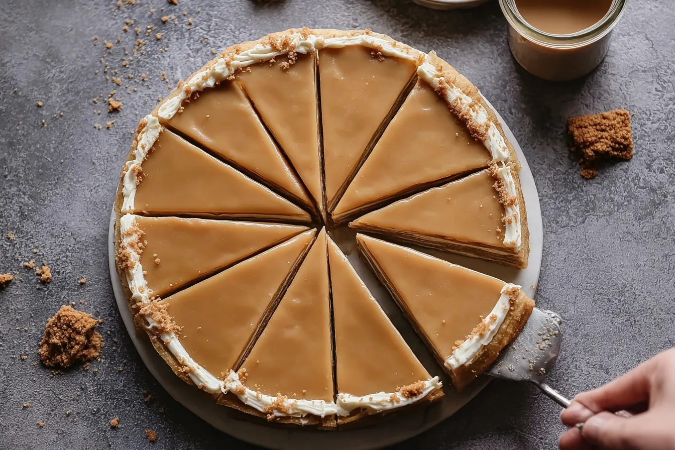 Vanilla & Speculoos Crêpe Cake: Elegant Layers of Spiced Cream and Delicate Crêpes