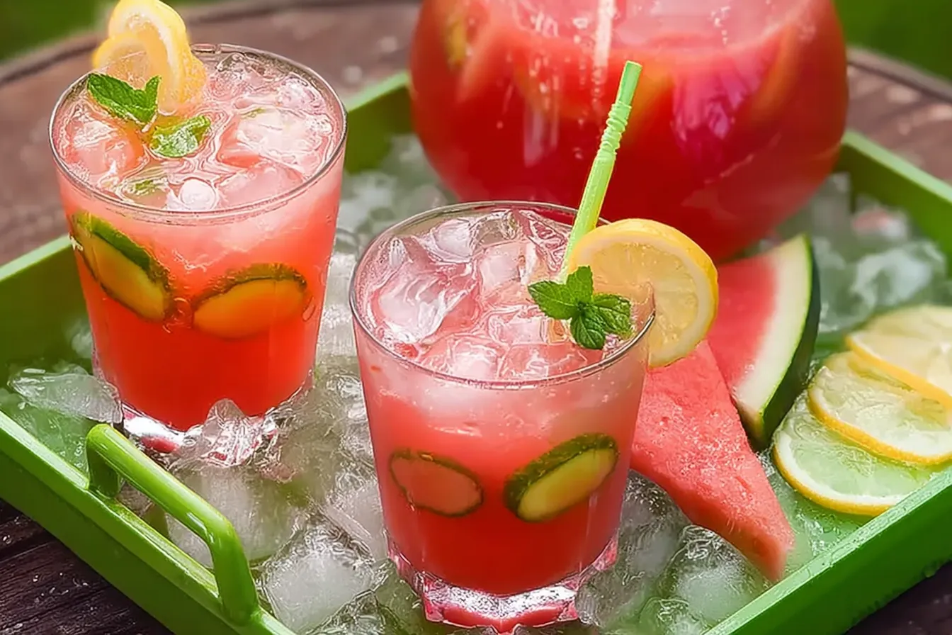 Watermelon Lemonade – The Best Fresh Summer Drink You’ll Love 