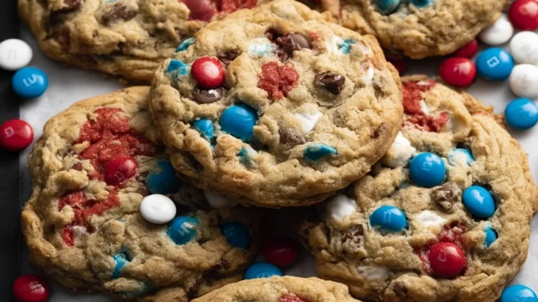 4th of July Monster Cookies on Display