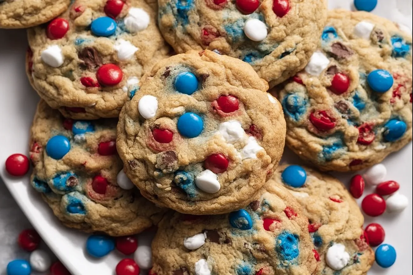 4th of July Monster Cookies
