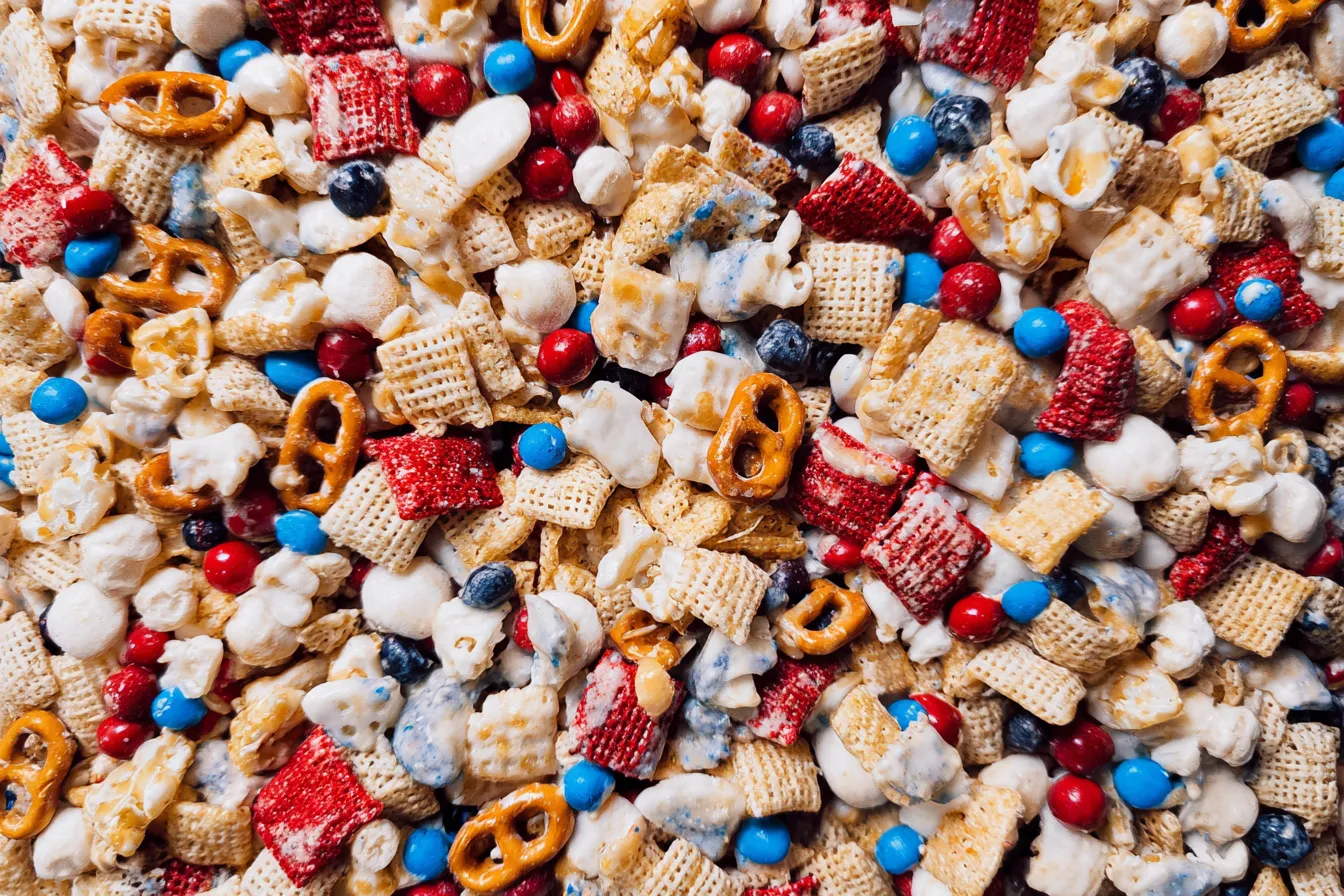 4th of July Snack Mix in a Bowl: Festive and Delicious