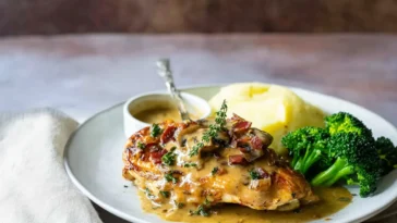 Alice Springs Chicken (Outback Copycat) Plated Dish