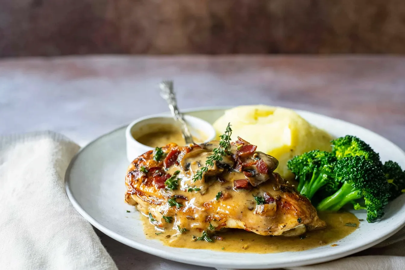 Alice Springs Chicken (Outback Copycat) Plated Dish
