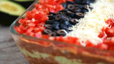 American Flag Layered Taco Dip – Celebrate in Style!