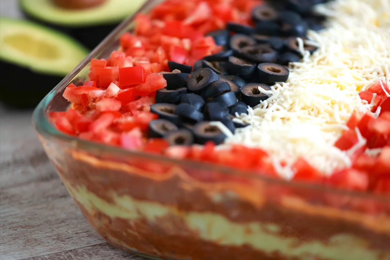 American Flag Layered Taco Dip – Celebrate in Style!