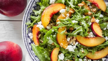 Arugula Nectarine Salad Ready to Serve