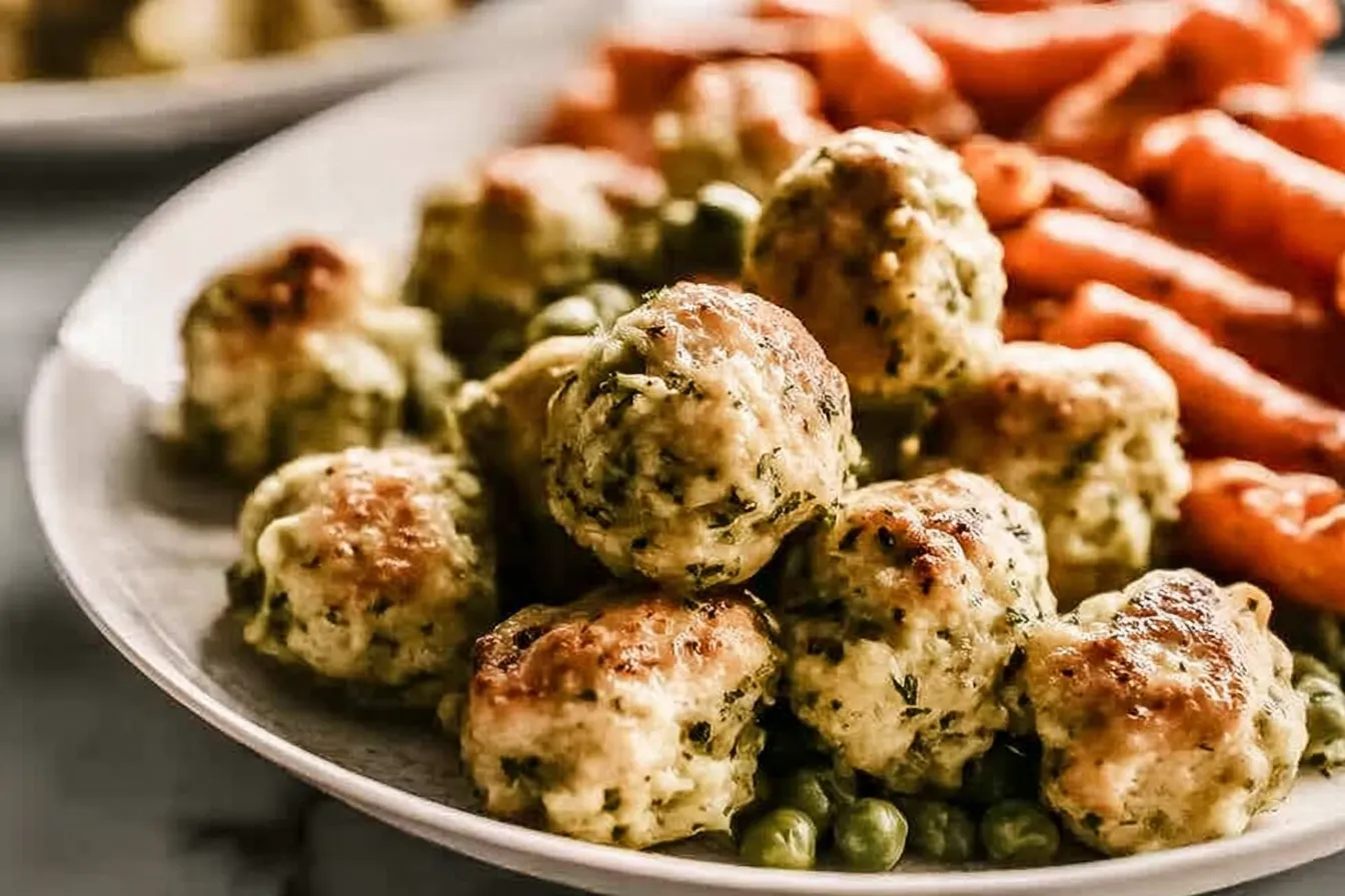 Baked Chicken Meatballs 