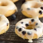 Delicious Baked Lemon Blueberry Donuts Ready to Enjoy