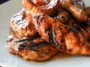 Grilled Barbecue Peach Chicken Ready to Serve