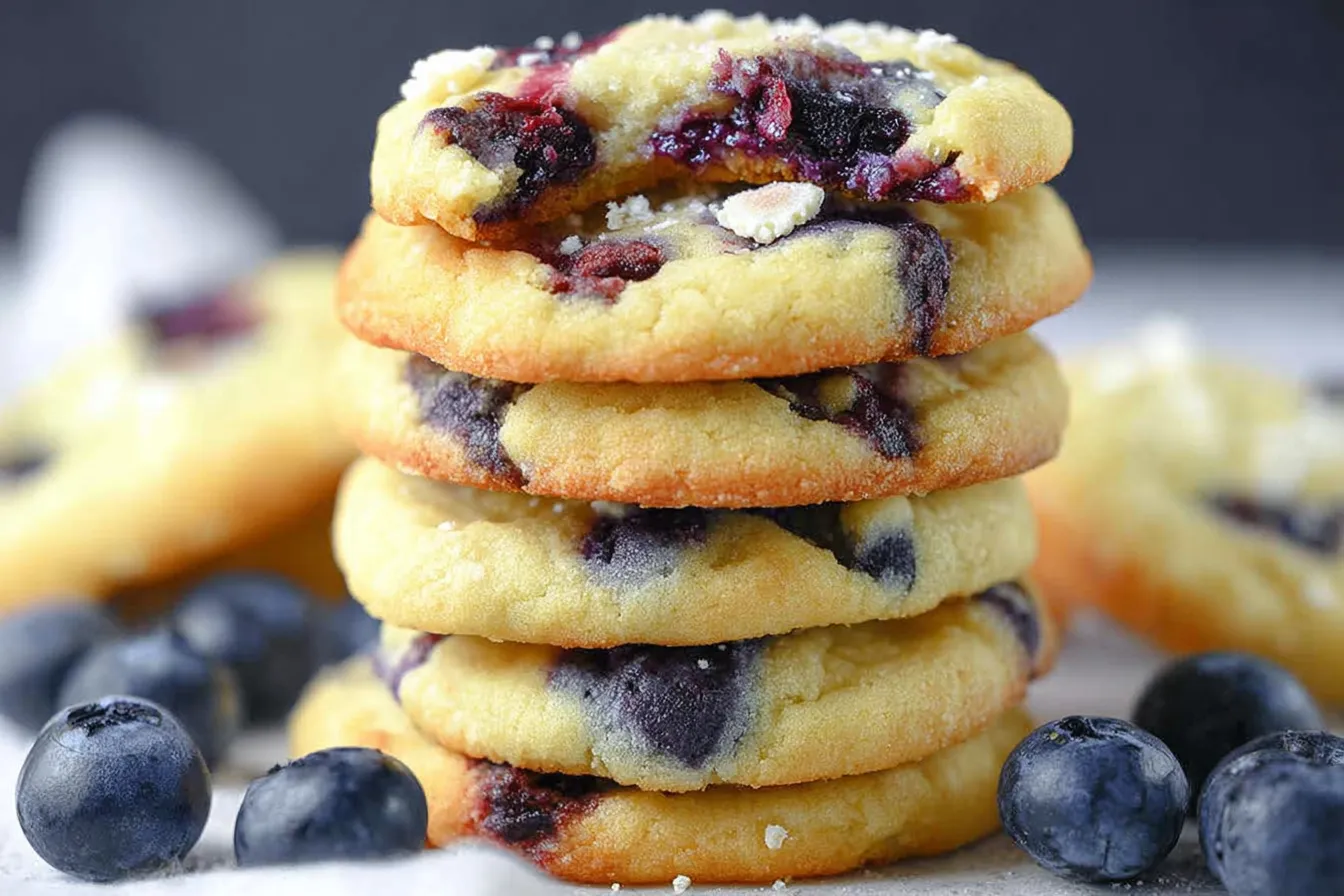 Best Ever Blueberry Cookies Freshly Baked