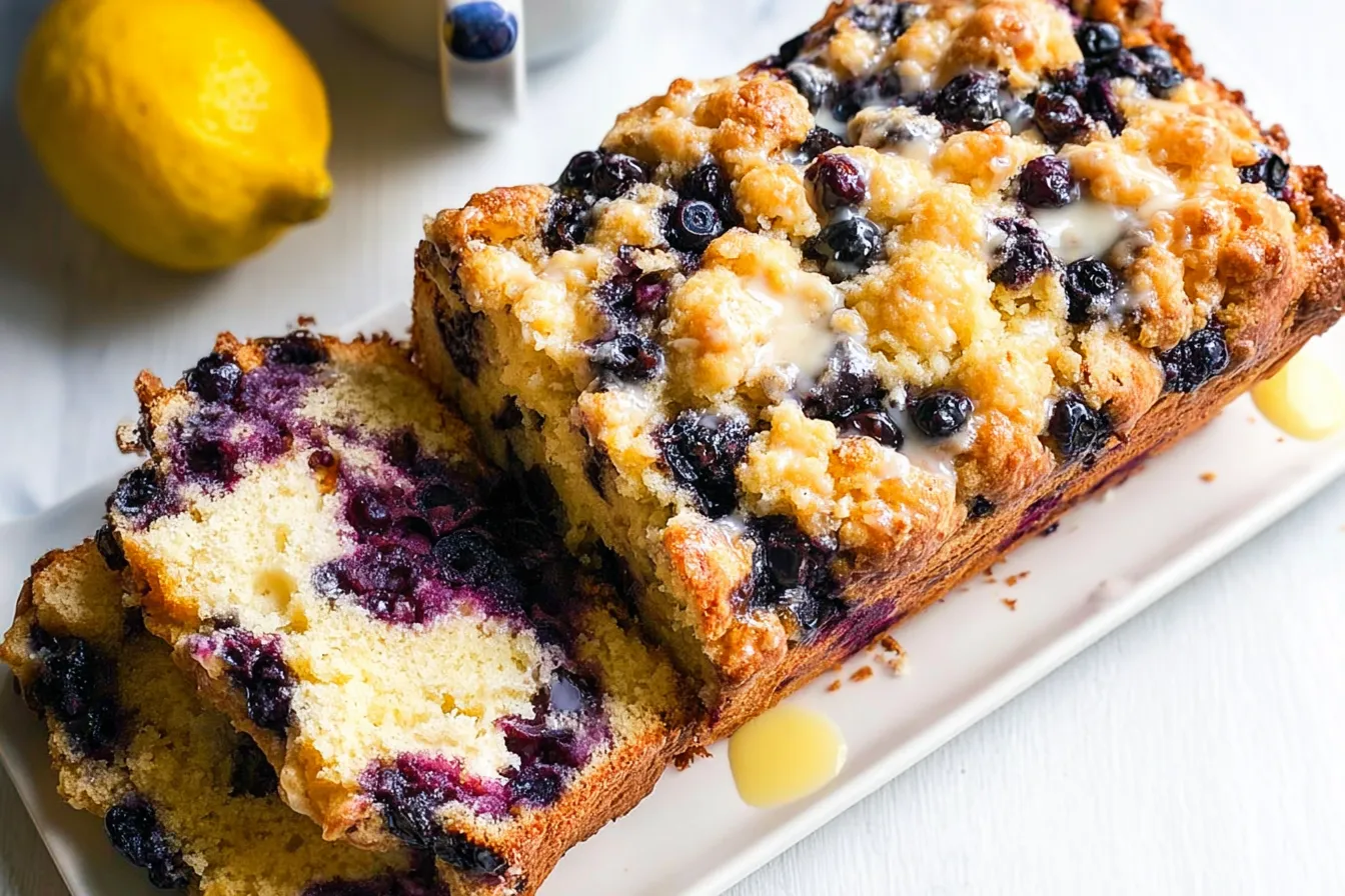 Blueberry and Lemon Loaf 