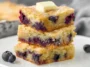 Homemade Blueberry Blondies Freshly Baked