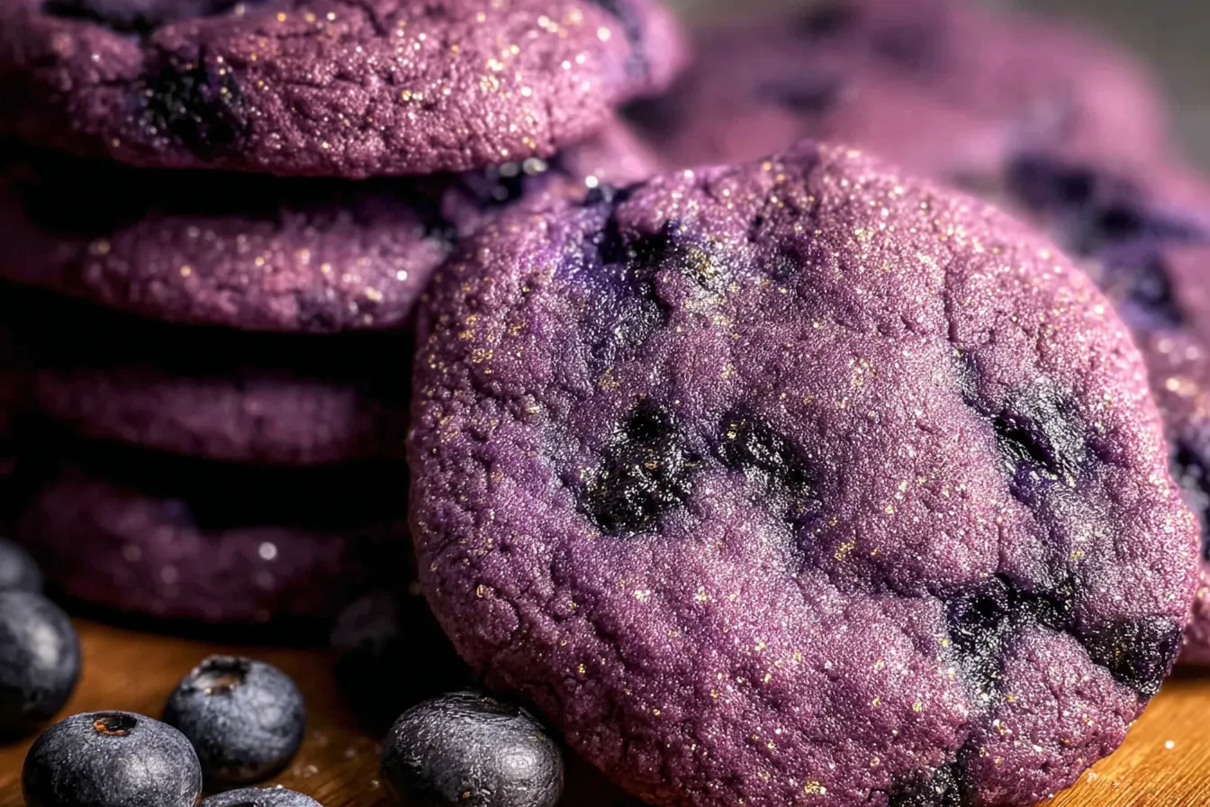 Delicious Homemade Blueberry Cookies