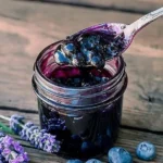 Blueberry & Lavender Jam in a Jar: Homemade Delight
