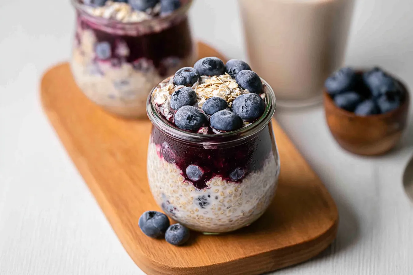 Blueberry Overnight Oats That Will Brighten Your Morning 4 Blueberry Overnight Oats