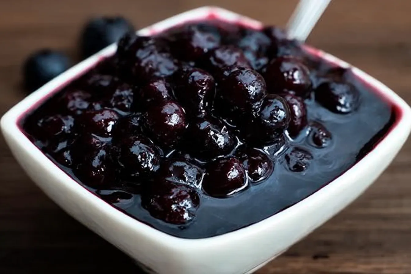 Blueberry Sauce Ready to Serve