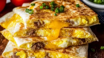 Scrumptious Breakfast Quesadilla