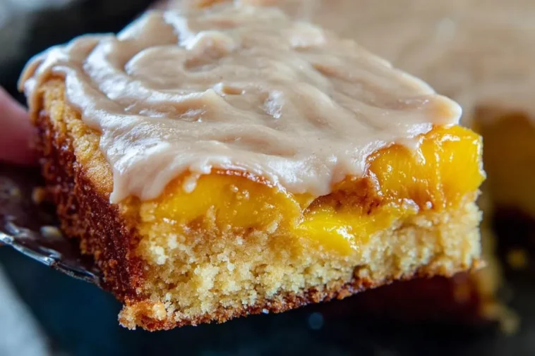 Brown Sugar Peach Cake: A Delightful Summer Treat 3 Delicious Brown Sugar Peach Cake Slice