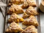 Buttery Peach Cobbler Scones Freshly Baked