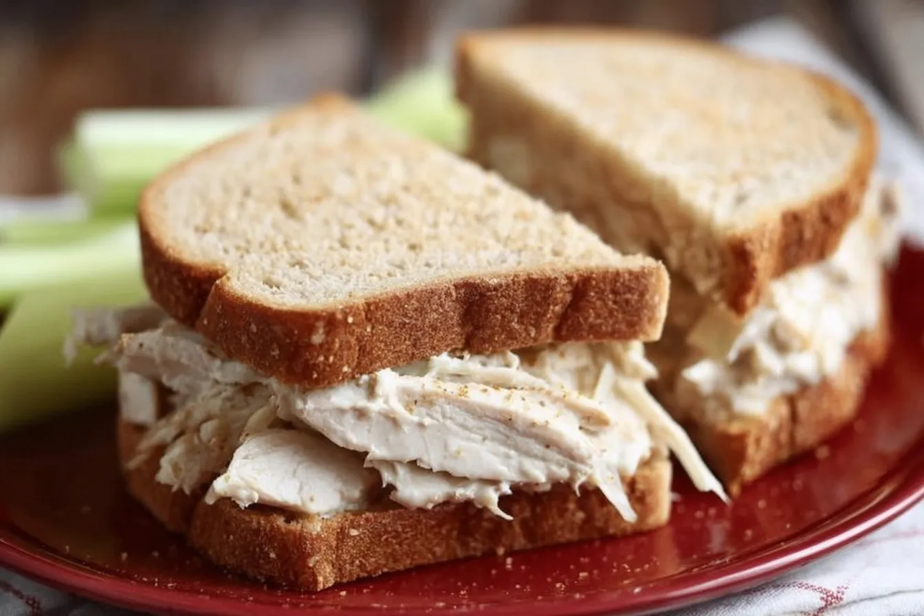 Delicious Caesar Chicken Salad Sandwiches Ready to Serve