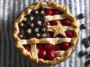 Delicious Cherry and Blueberry Pie Slice