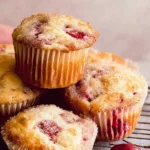Delicious Cherry Muffins Freshly Baked