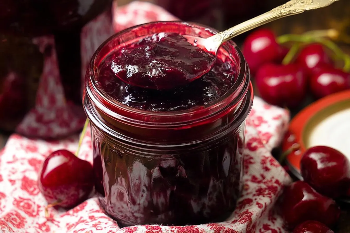 Homemade Cherry Vanilla Jam Recipe