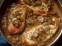 Chicken Marsala Plated with Fresh Herbs