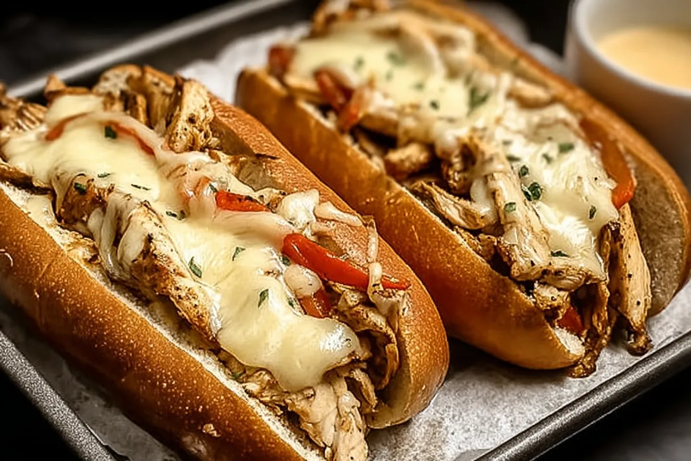 Chicken Philly Cheese Steaks 