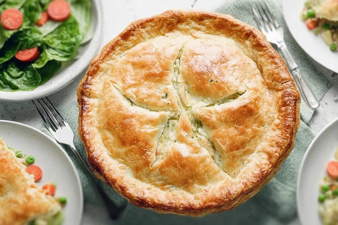 Delicious Chicken Potpie Fresh Out of the Oven
